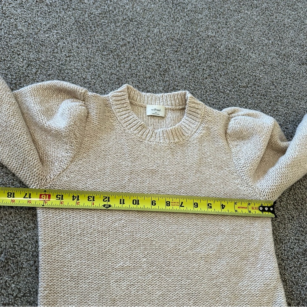 Wilfred Atwood Sweater Size XS Tan - Picture 9 of 11
